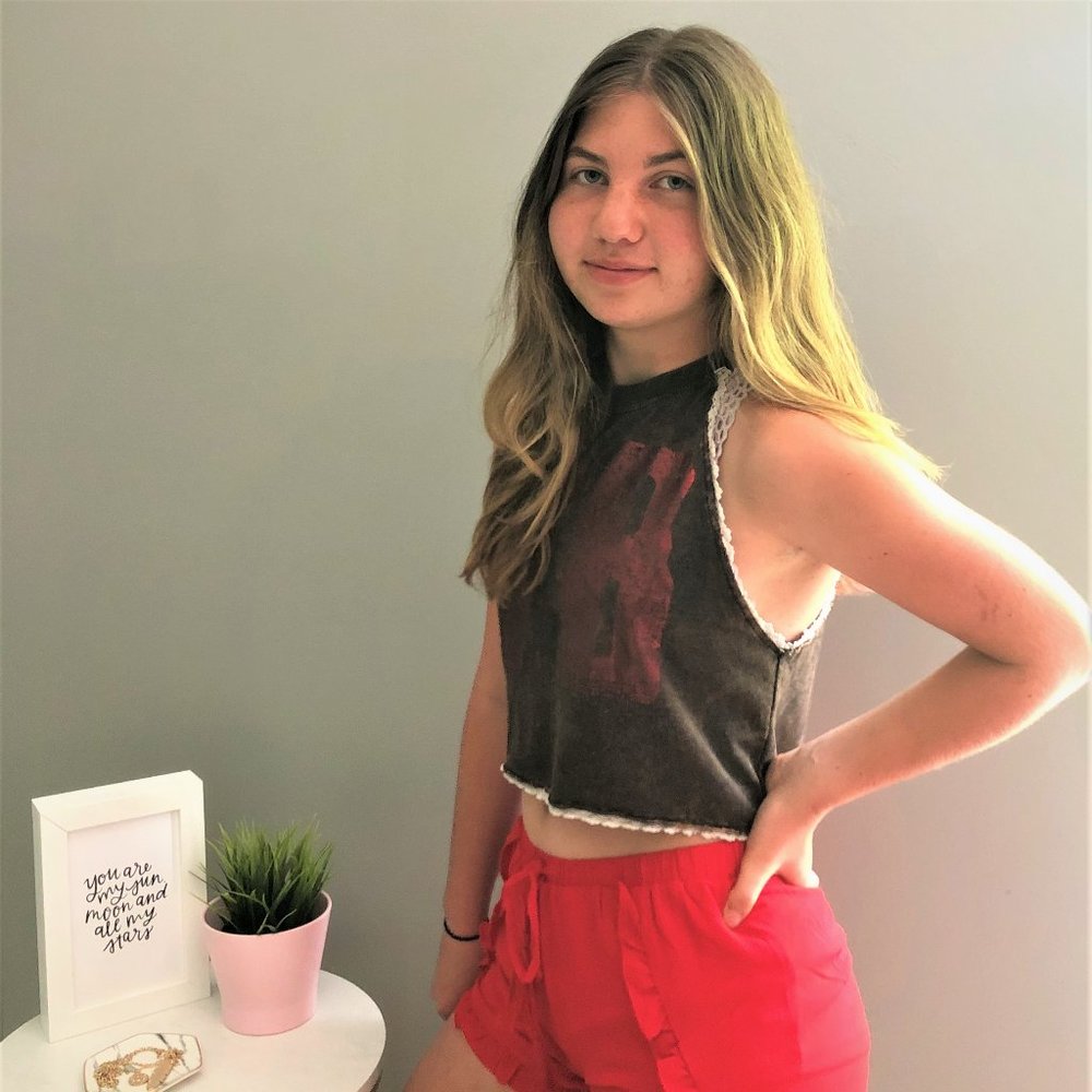 Brown Sleeveless Crochet Summer Tank Top